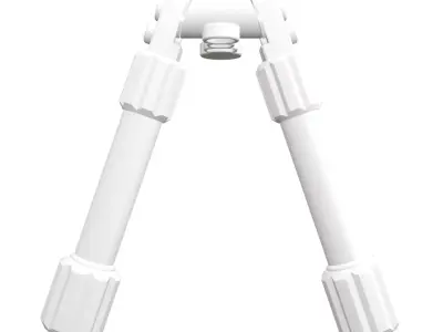 Carbon Bipod Low-poly 3D model