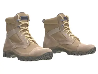 Boots Low-poly 3D model