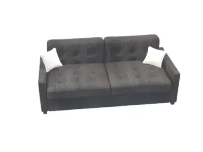 Furniture - Modern sofa  Free low-poly 3D model