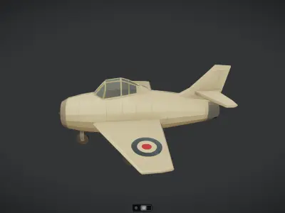 Spacecraft Jet aircraft plane 3dmodel 15 3D model