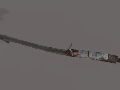 Zombie Cutter Weapon Low-poly 3D model