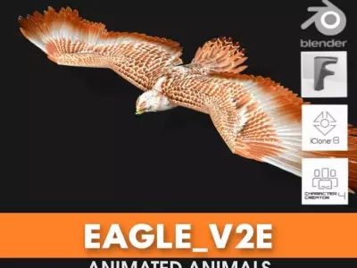 Eagle V2E 3D model
