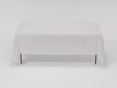 Wooden Table 3D Model  Low Poly Furniture Free low-poly 3D model