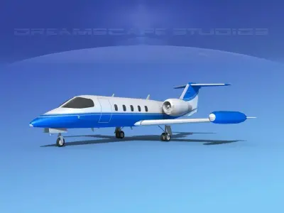 Gates Learjet 35 V14 3D model