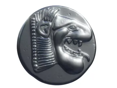 Drachm Knidos coin 3D print model