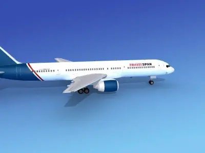 Boeing 757-200 Travelspan 3D model