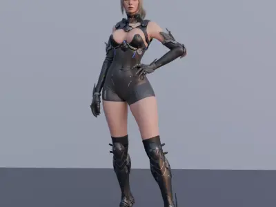 Ines raley 3D model