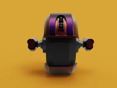 Mini Robot 3D model shop