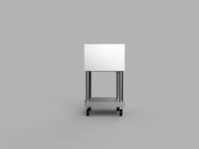 Flat Plate Griddle 3D model