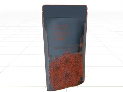 Standing Pouch 3D model