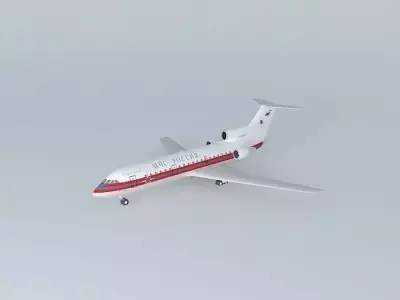 Ministry of Emergency Situation Yakovlev Yak 42D Free 3D model