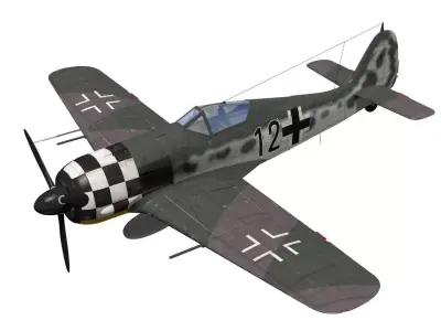 Focke Wulf Fw190 A6 3D model