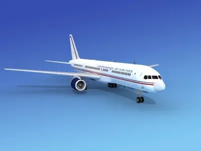Boeing 757-200 Independence Jet 3D model