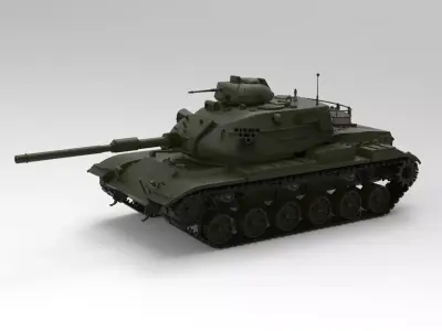 M60 tank 3D model