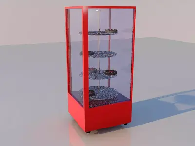 Commercial refrigerator 2 3D model