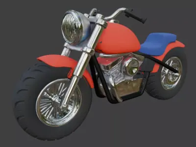 Motorcycle 3D Model 3D model get