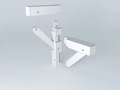 level 2 joinery project exploded Free 3D model