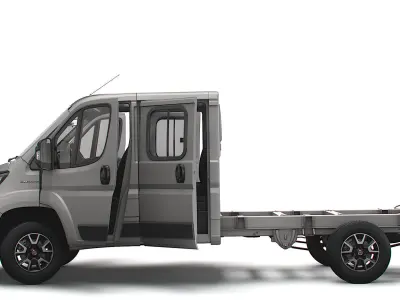 Fiat Ducato Chassis CrCab 3800WB 2023 3D model