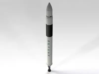 SpaceX Falcon 1 3D model
