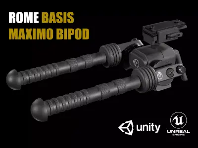 Rome Basis Maximo Bipod Low-poly 3D model