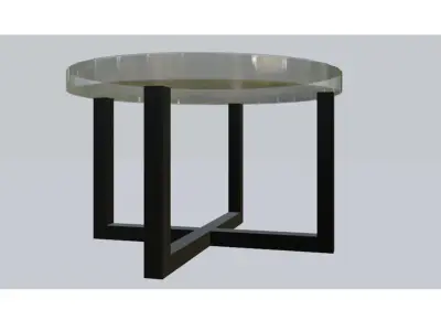 Dining Table 3D model 29