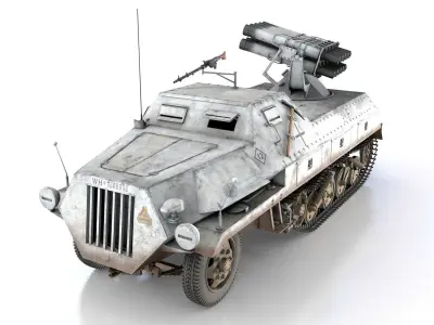 SDKFZ 4 - Panzerwerfer 42 - WA11 3D model