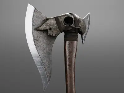 AXE-001 Low-poly 3D model