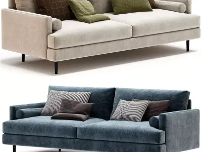 Monahan Grande Sofa 3D model