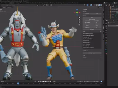 Marshall BraveStarr and Thirty-Thirty 3D print model