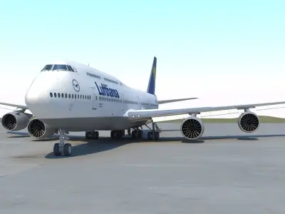 B 747-8 3D model