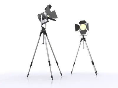 Standing Light Spot 3D model