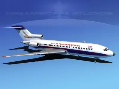 Boeing 727-100 Eastern Airlines 1 3D model