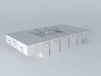 U-boat submarine 3D model