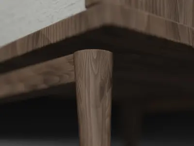 Small Bedside Free 3D model