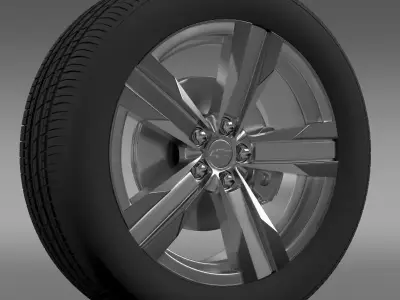 Chevrolet Camaro ZL1 2012 wheel 3D model