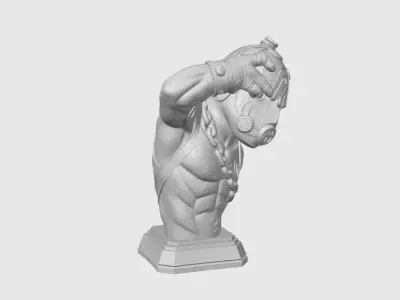 Borderlands 4 Psycho Bust 3D print model