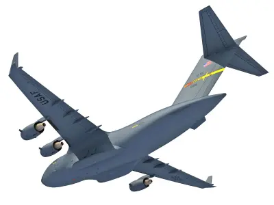 C17 Globemaster III Military Aircraft 3D model