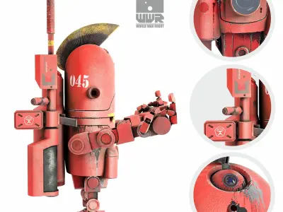 World War Robot 3D model