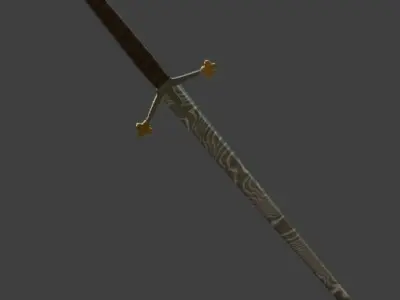 Scottish Claymore 3D model