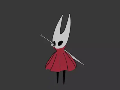 Hornet from Hollow Knight SilkSong 3D model