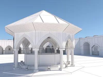 Medieval inn 3D model