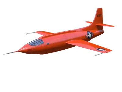 bell X-1 3D model
