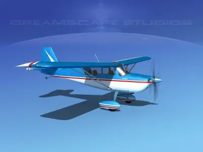 Bellanca Citabria 7KC V08 3D model