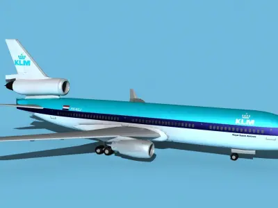 McDonnell Douglas MD-11 KLM 3D model