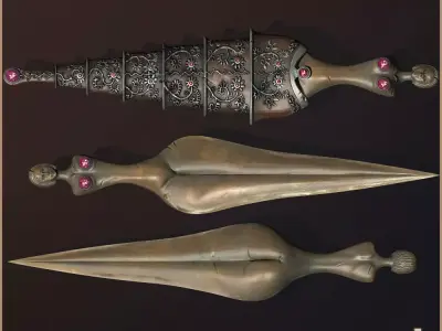 Legendaly Venus Sword Free low-poly 3D model