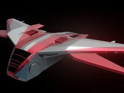 Sci fi Space Ship 3D model
