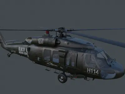UH-60 Blackhawk 3D model