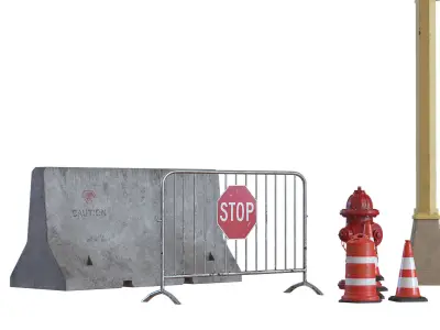 Street Elements part 1 3D model