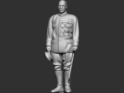 Tojo Hideki - 3D Print Model 3D print model