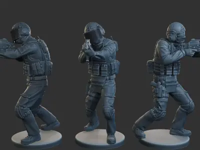 Tactical Gear GSG 9 TG1 008 3D print model
